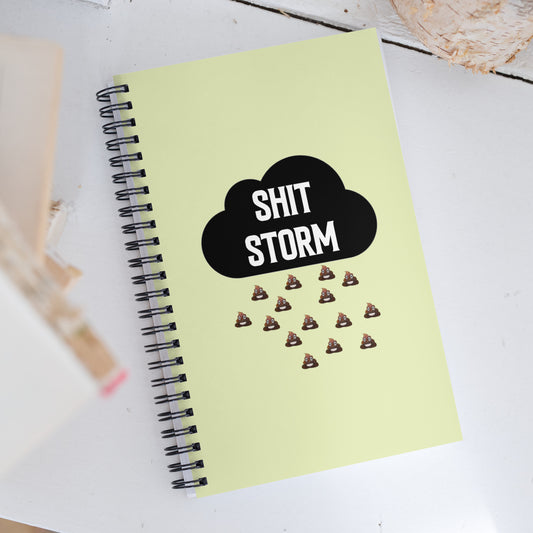 Sh*t Storm - Spiral notebook