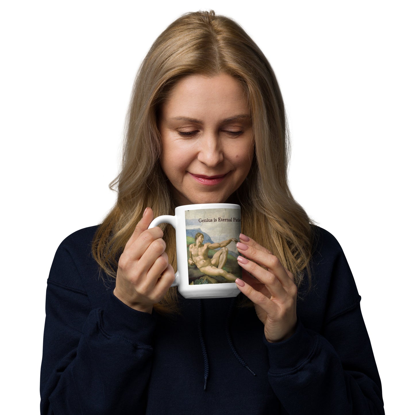 The Creation of Adam by Michelangelo Mug With Quote | 11oz/15oz/20oz | Classic Art Coffee & Tea Cup | Ideal Gift for Art Lovers